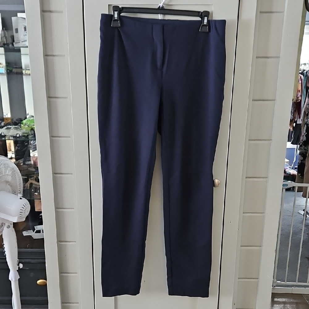 🕶️ Alfani Deep Blue Comfort Waist Band Dress Pants Sz 6 Waist 16